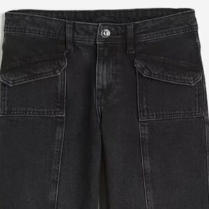 H&M DIVIDED Jeans - Wide Leg, Flap Pockets
